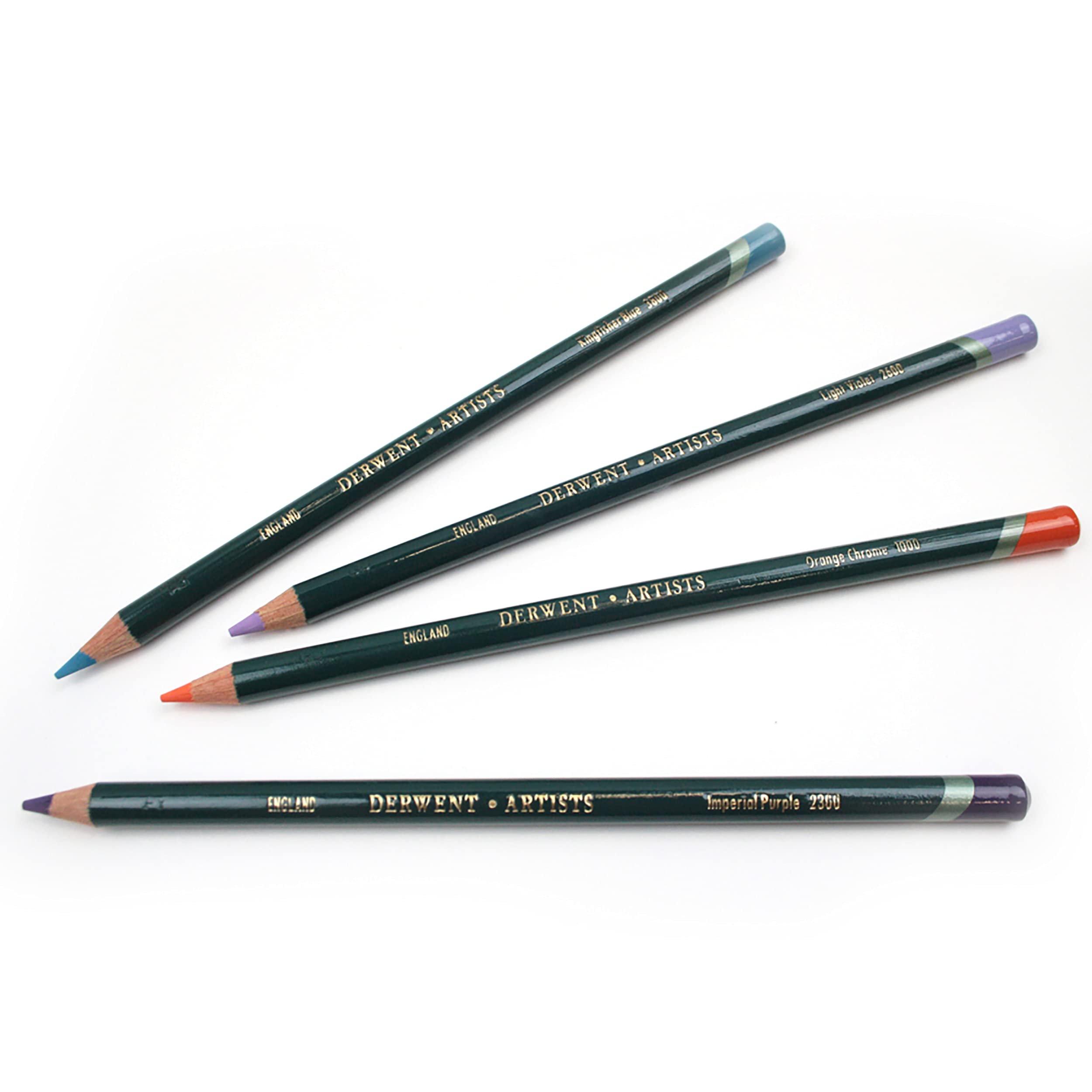 Derwent 1410 Artists Pencil - Bright Red | Professional Sketching & Drawing Pencils for Artists | Perfect for Portraits, Landscapes & Coloring Books