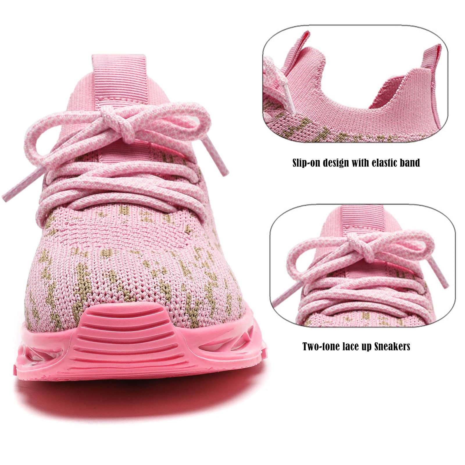 **DADAWEN Boys & Girls Sneakers - Lightweight Breathable Kids Running Shoes for Toddler, Little Kid & Big Kid - Perfect for Sports, Playground & Daily Wear**