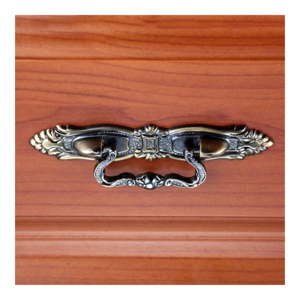Vintage Zinc Alloy Cabinet Knobs - 64mm/96mm Antique Drawer Pulls for Dresser, Wardrobe & Kitchen Cabinets - Durable Hardware Handles for Furniture & Cupboard (Color: A 64mm) - Perfect for Home Renovation & DIY Projects