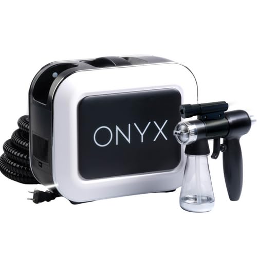 Professional Onyx Spray Tan Machine Kit with Adjustable Tanning Gun & LED Light - Perfect for Salon, Home Use & Airbrush Tanning Services