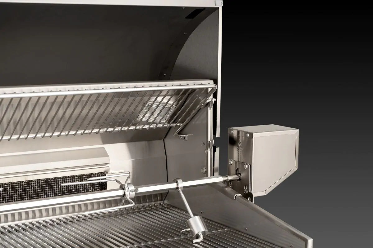 Fire Magic 24-Inch Built-In Propane Gas Grill with Rotisserie & Analog Thermometer - Stainless Steel A430I 8EAP | Outdoor Kitchen, Backyard BBQ, Patio Cooking