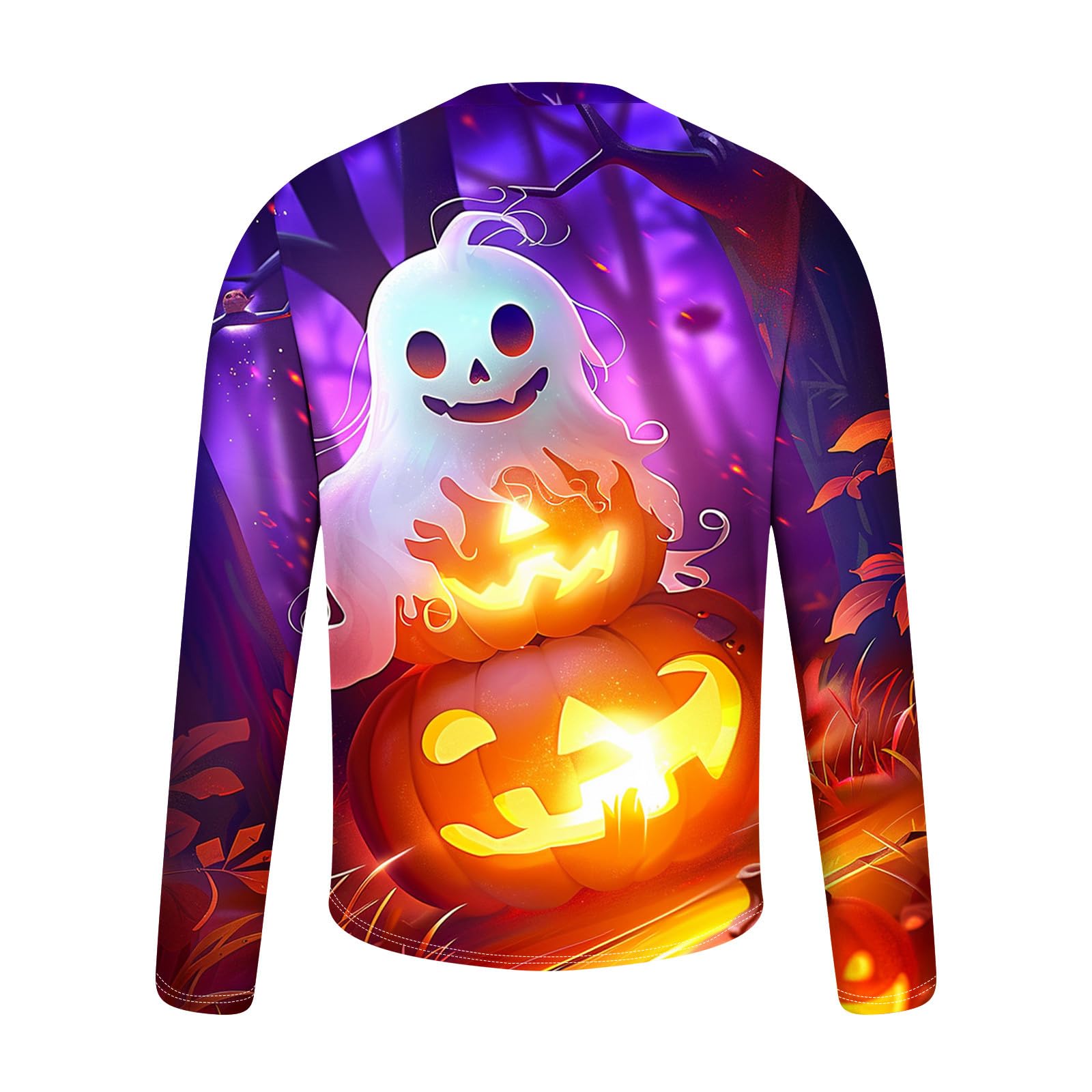 Funny Halloween T-Shirts for Men - Horror Graphic Long Sleeve Novelty Tees | Perfect for Halloween Parties, Costume Contests & Spooky Events
