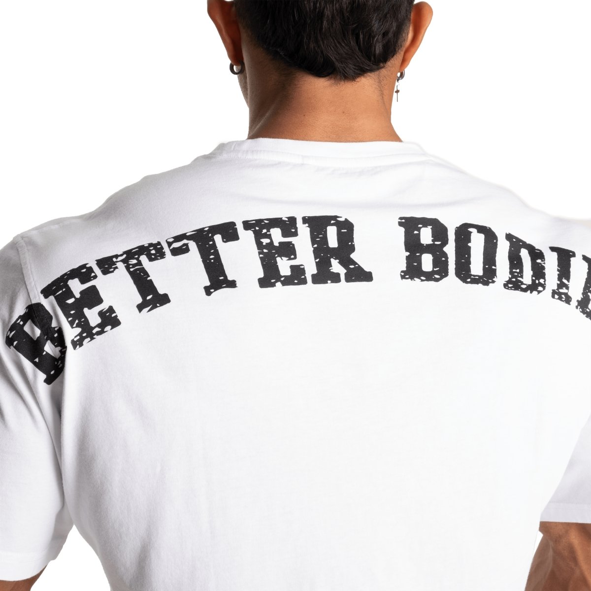Better Bodies Union Original Tee - Premium Cotton Men's T-Shirt in White | Casual Wear, Street Style & Everyday Comfort