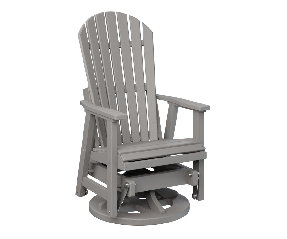 Berlin Gardens Comfo Back Swivel Glider - Outdoor Patio Rocking Chair with Smooth 360° Rotation, Weather-Resistant for Garden, Deck, Porch & Poolside Relaxation