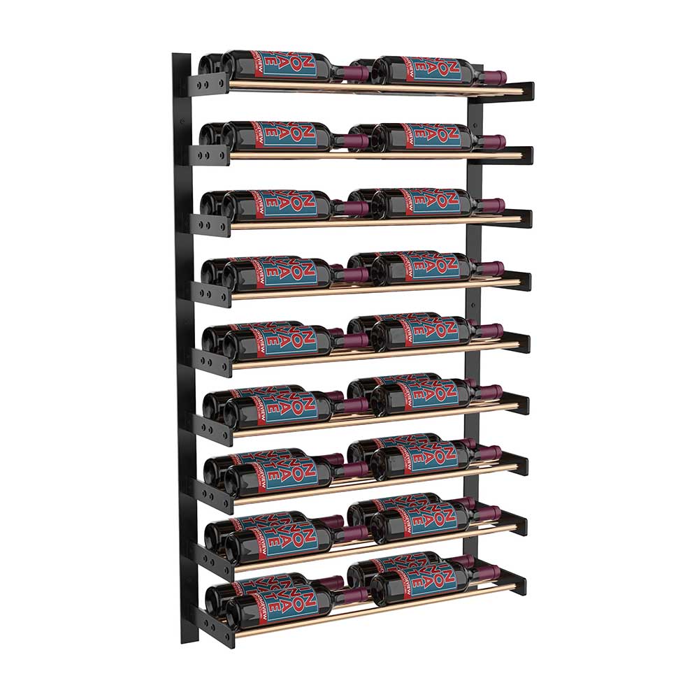 Premium 45-Inch Tall 2-Column Wine Wall Rack - Modern Wine Storage Solution for Home Bar, Dining Room & Kitchen Decor