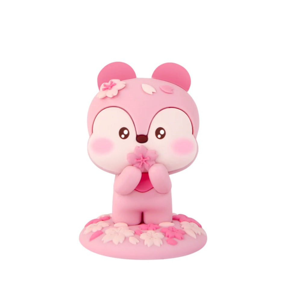 BT21 Mini Figure Cherry Blossom Manga - Cute Collectible Anime Character Decor for Desk, Shelf & Room Display | Perfect Gift for K-Pop & BTS Fans