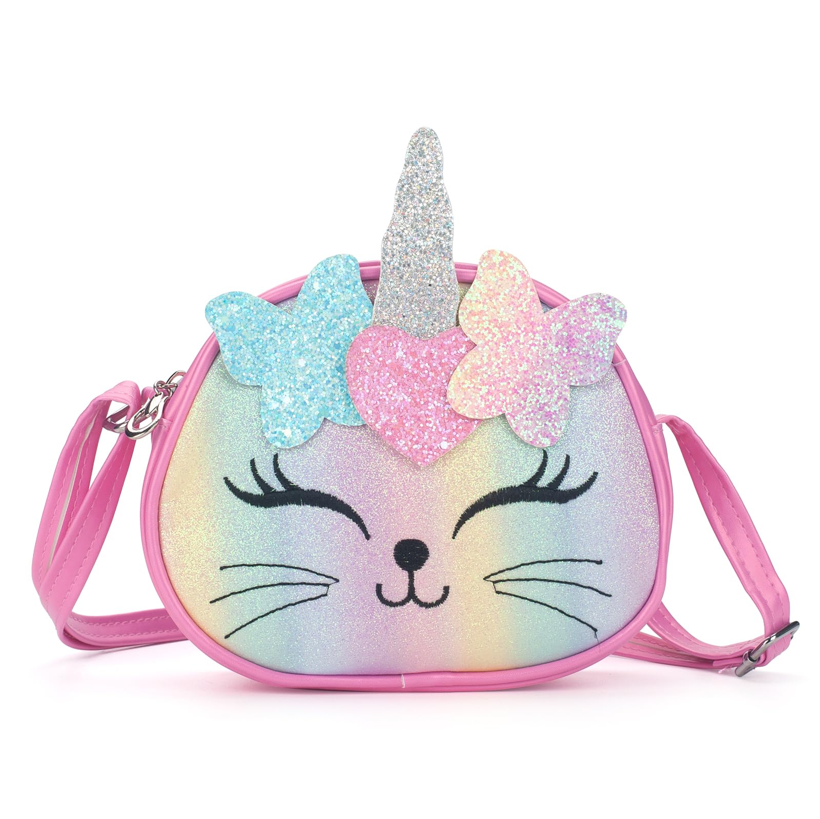 **Girls' Crossbody Purse - Cute Kids Handbag for School, Travel & Play - Perfect Christmas Gift for Little Girls**