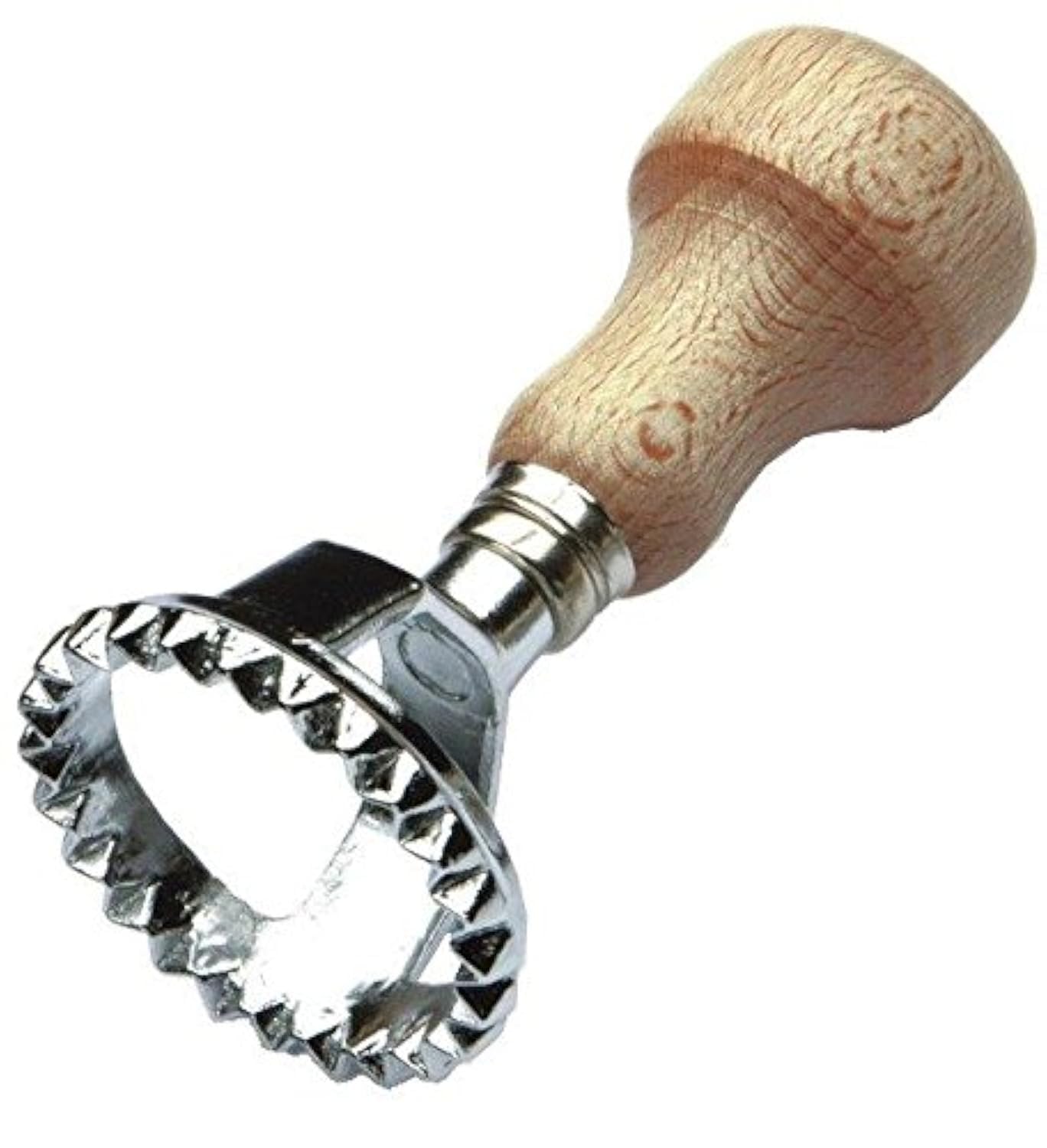Tredoni 2.5 Inch Round Ravioli Pasta Cutter - Stainless Steel Dough Stamp Tool (6.4 cm) - Perfect for Homemade Italian Pasta, Dumplings & Pie Crusts | Kitchen Baking Essentials