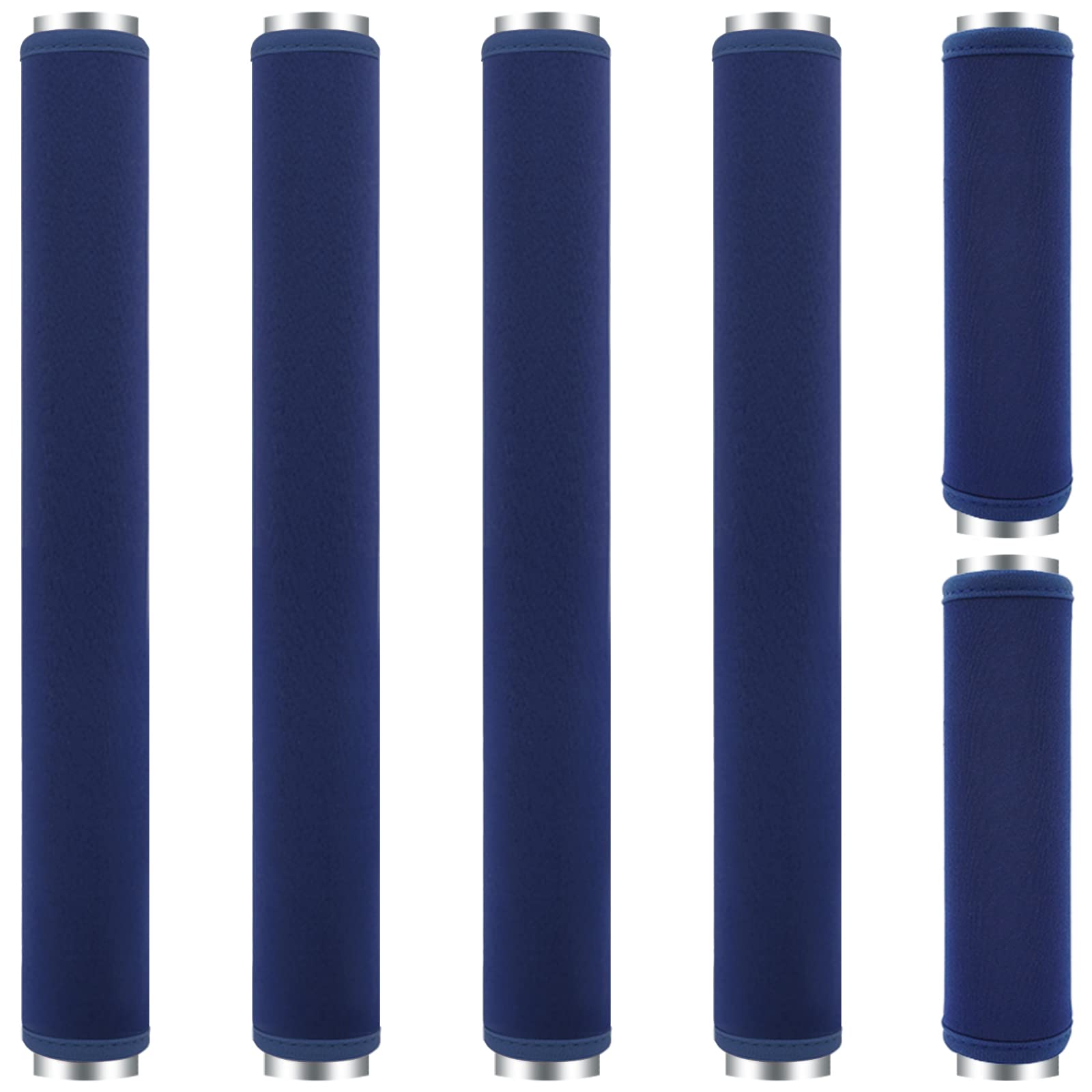 6-Pack Washable Refrigerator Door Handle Covers - Anti-Slip Kitchen Appliance Protectors for Fridge, Oven, Microwave & Dishwasher - Navy Blue - Prevents Fingerprints & Food Stains - Perfect for Home, Office & Restaurant Use