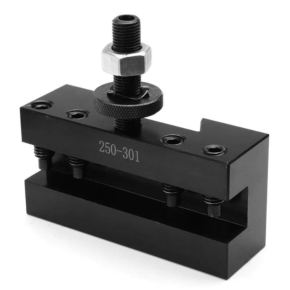 250-301 Quick Change Tool Post & Holder Set for CNC Lathe - Turning & Facing Tool Kit | Power Tools for Metalworking & Woodworking Projects