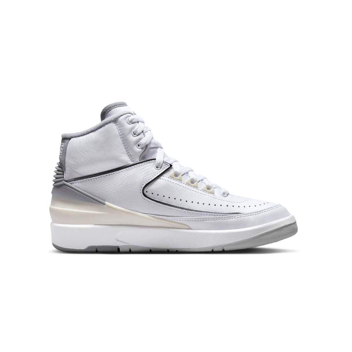 Air Jordan 2 Retro 'Cement Grey' Kids Basketball Shoes - Comfortable Sneakers for Boys & Girls - Perfect for School, Sports & Casual Wear