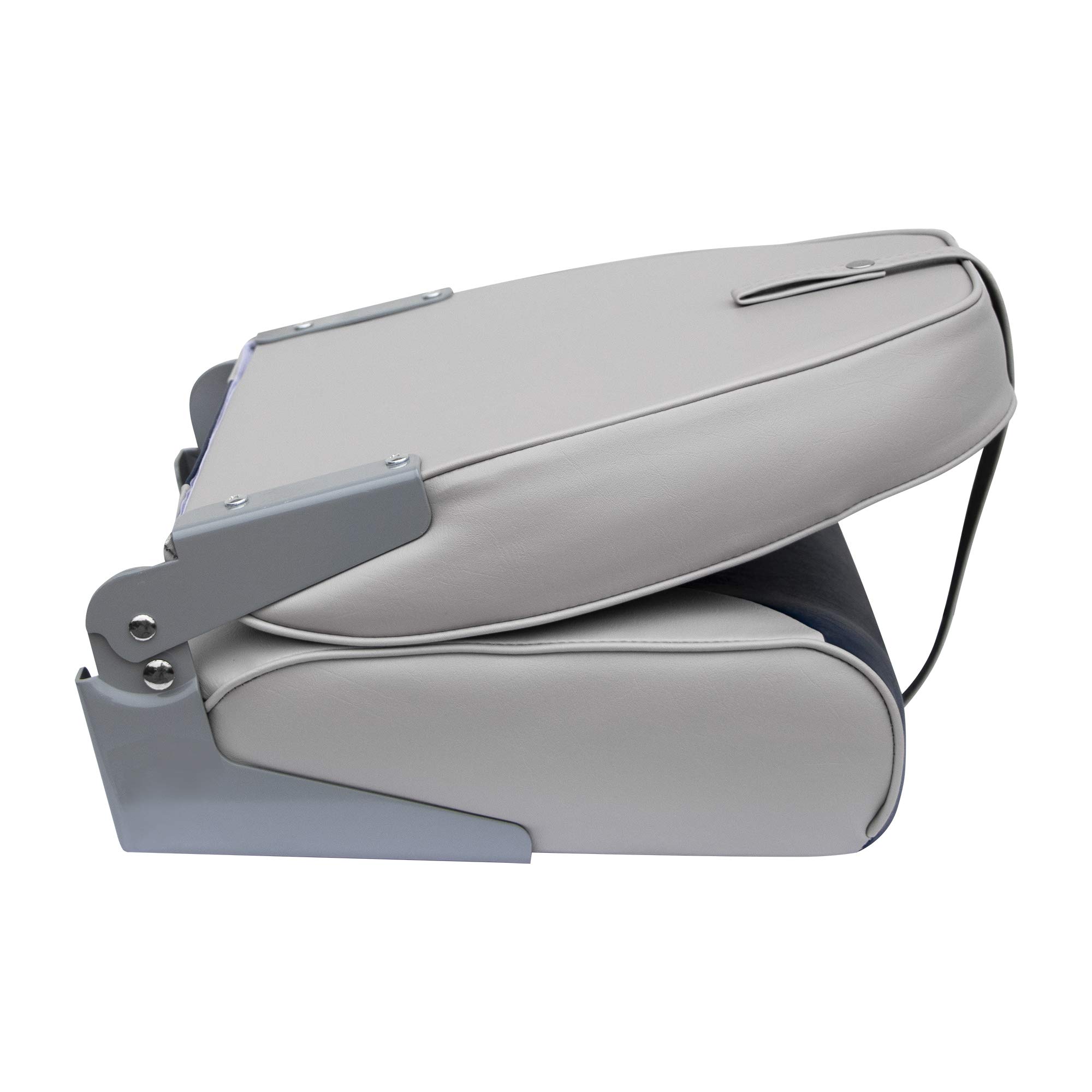Wise Mid-Back Fishing Boat Seat with Logo - Comfortable Marine Chair for Boating, Yachting & Outdoor Fishing - Durable Waterproof Boat Seating for Anglers & Water Sports Enthusiasts