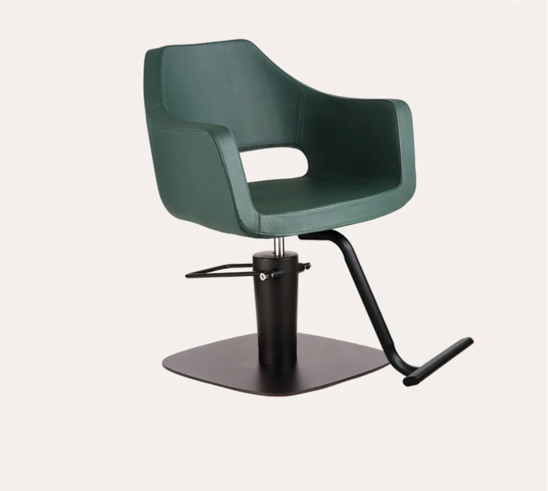 Vera Professional Salon Chair for Hair Styling, Barber, Beauty & Spa - Heavy Duty Hydraulic Stylist Chair with Adjustable Height & Swivel Base - Perfect for Salons, Barbershops & Home Use