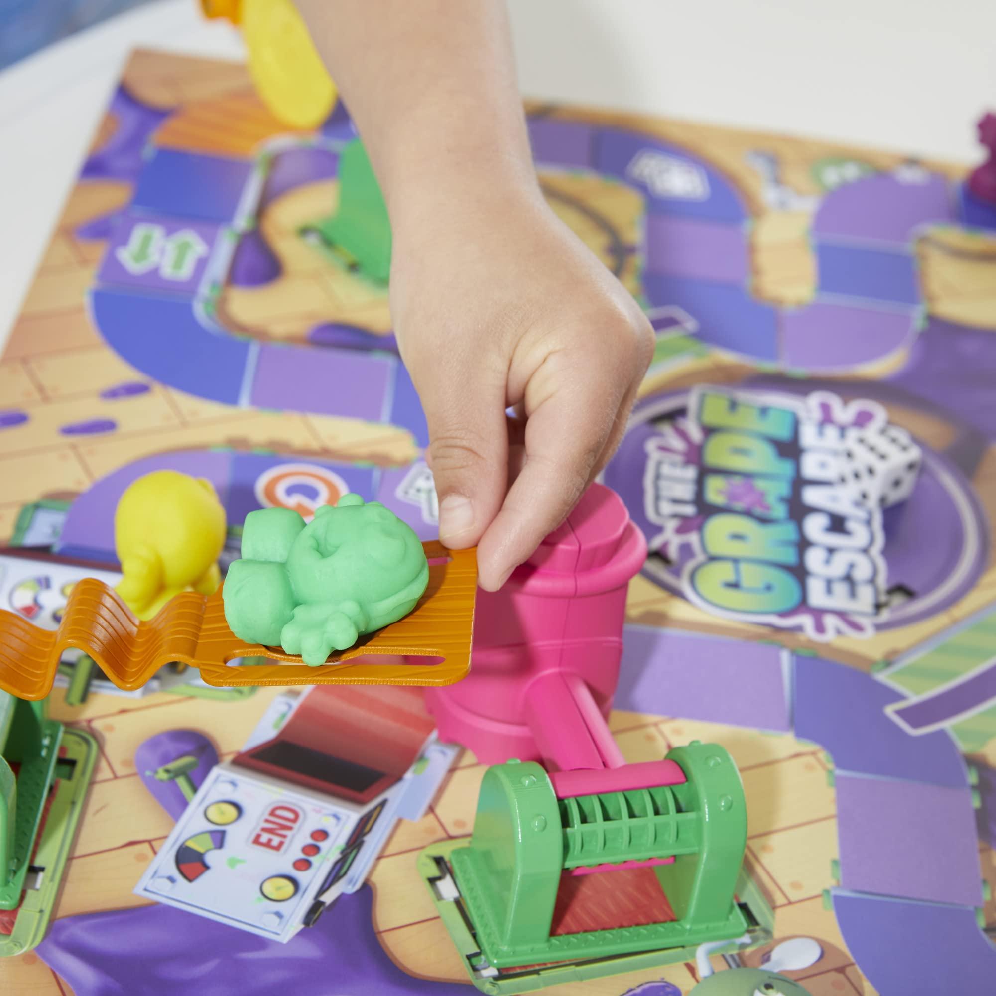 Hasbro Grape Escape Board Game for Kids Ages 5+ | Fun Family Game with Modeling Clay | Perfect for Family Game Nights & Kids' Parties
