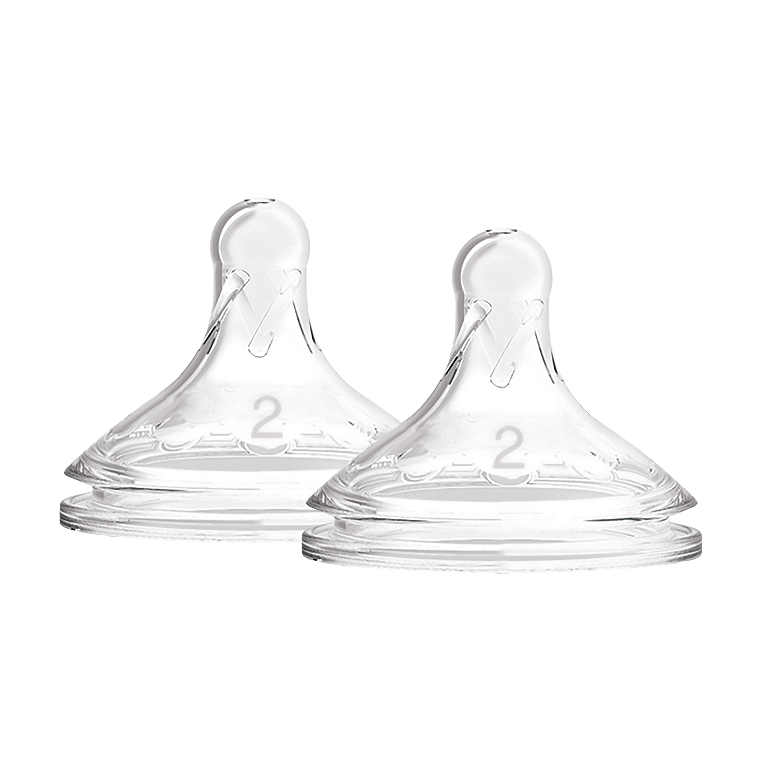 Dr. Brown's Natural Flow Anti-Colic Baby Bottles 9oz (270ml) - 6 Pack with Level 1 Slow Flow Nipple + Bonus 2 Level 2 Nipples & 2 Sippy Spouts - BPA-Free Wide Neck Bottles for Breastfed Babies - Ideal for Newborns, Infants & Toddlers for Feeding, Travel & Daycare Use