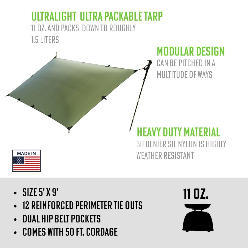 Seek Outside Lightweight Hot Tents & Tipis for Backpacking, Hunting, Fishing - Portable Shelter for Outdoor Adventures & Camping Trips