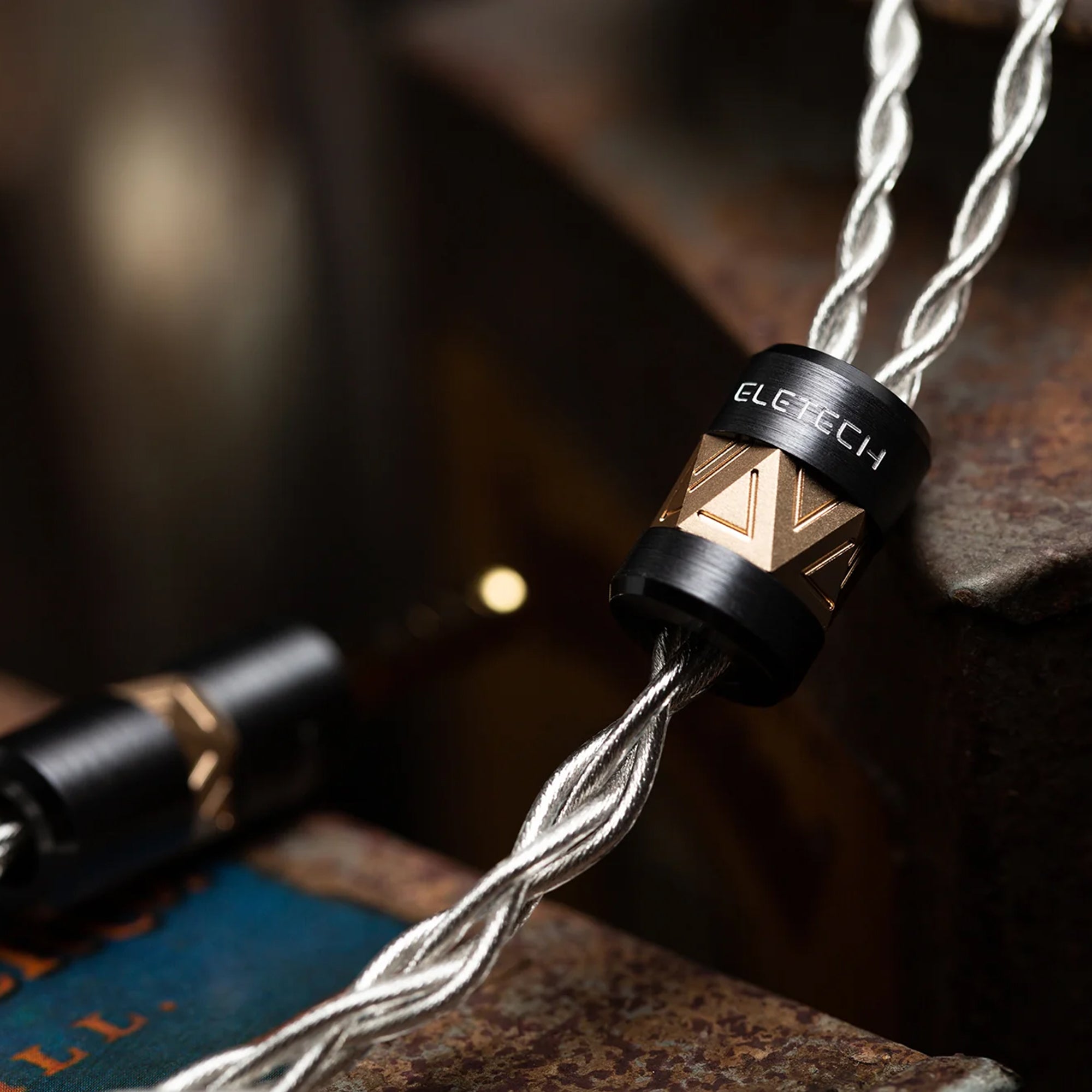 Eletech Virtues Cassiel Premium In-Ear Monitor Cable - High-Quality Audio Upgrade for Musicians & Audiophiles | Perfect for Studio Recording & Live Performances