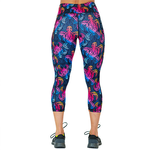 Shell Yeah Leggings - High Waisted Yoga Pants for Women, Soft & Stretchy Workout Leggings - Perfect for Yoga, Gym, Running & Casual Wear