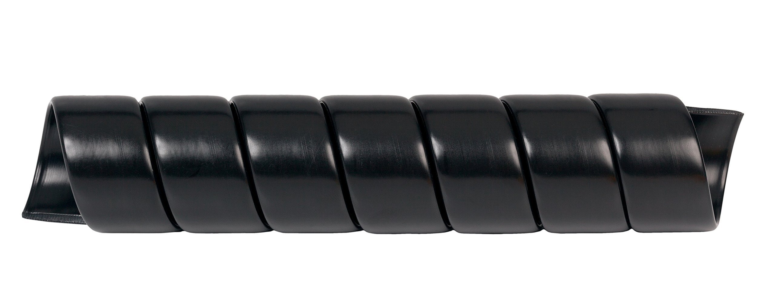 Caplugs SPSS Series Black HD-PE Plastic Safe-Spirals Spiral Wrap Hose & Cable Protector 0.67