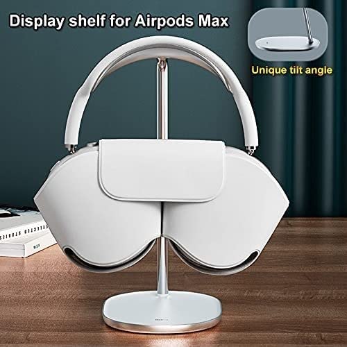Premium Headphone Stand with Silicone Bracket - Multi-Functional Desktop Display Shelf for Over-Ear Headphones - Space-Saving Headset Holder (Gray) - Perfect for Home Office, Gaming Setup & Studio Organization