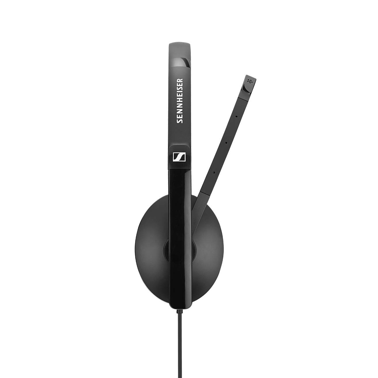 SENNHEISER SC 135 USB Professional Monaural Headset - HD Stereo Sound & Noise-Canceling Mic for Business Calls, Webinars, and Remote Work (Black, USB Connector)