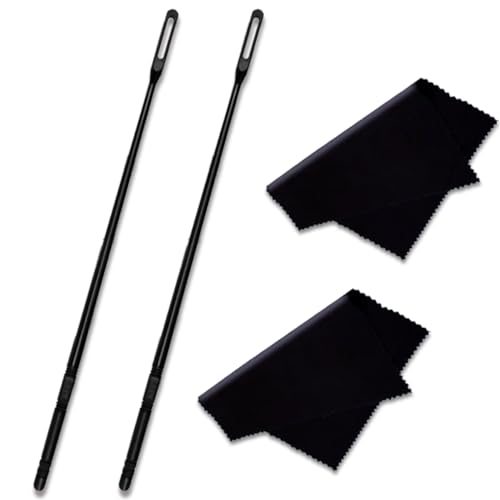 2 Sets Flute Cleaning Rod and Cloth