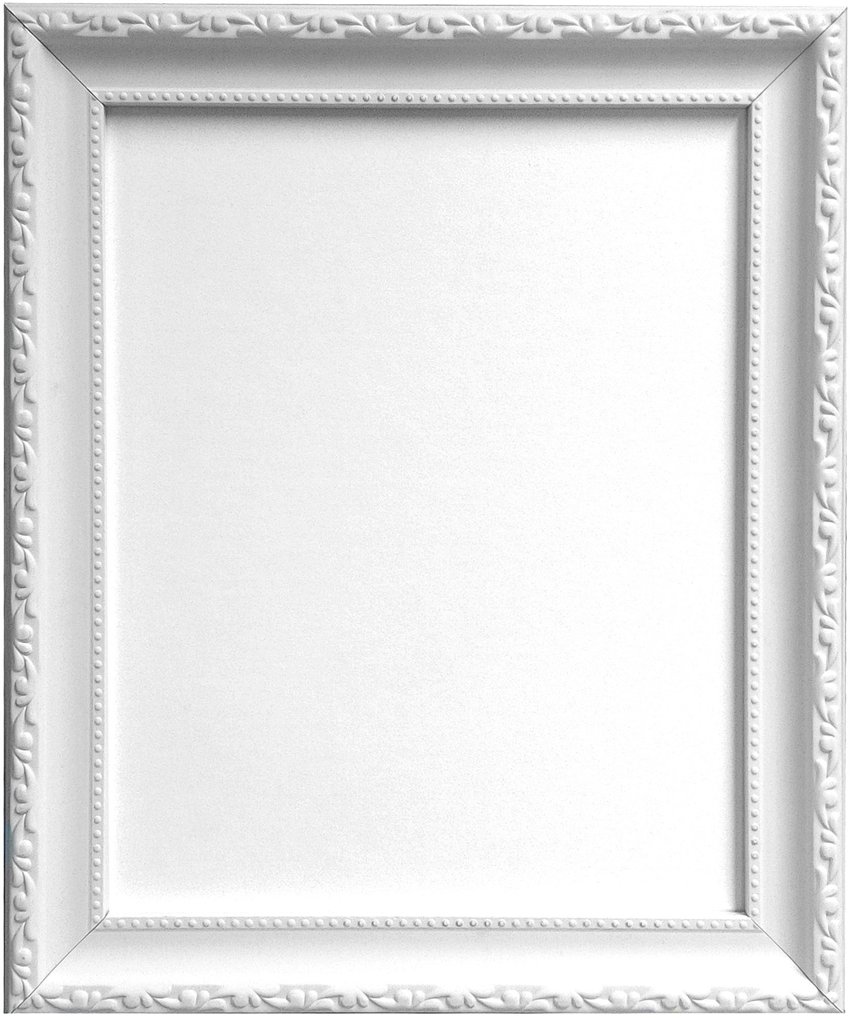 AP-3025 White Photo Frame with Ivory Backing Board 20x16 Inches - Perfect for Wall Decor, Home Office Display & Wedding Picture Frames