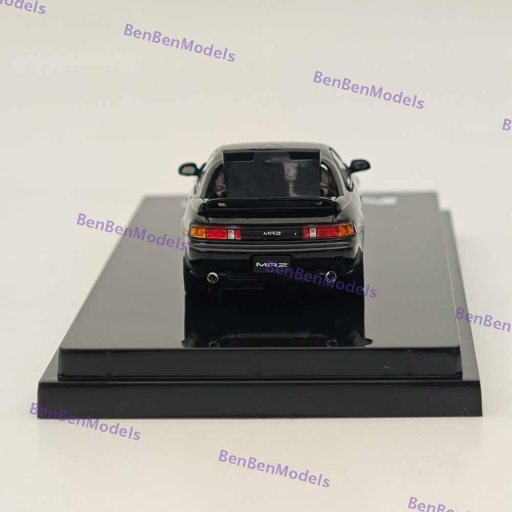 1/64 Scale Hobby Japan Toyota MR2 (SW20) GT S 1991 Diecast Model Car - Black HJ642045BK | Collectible Miniature Vehicle for Display, Gifts & Car Enthusiasts