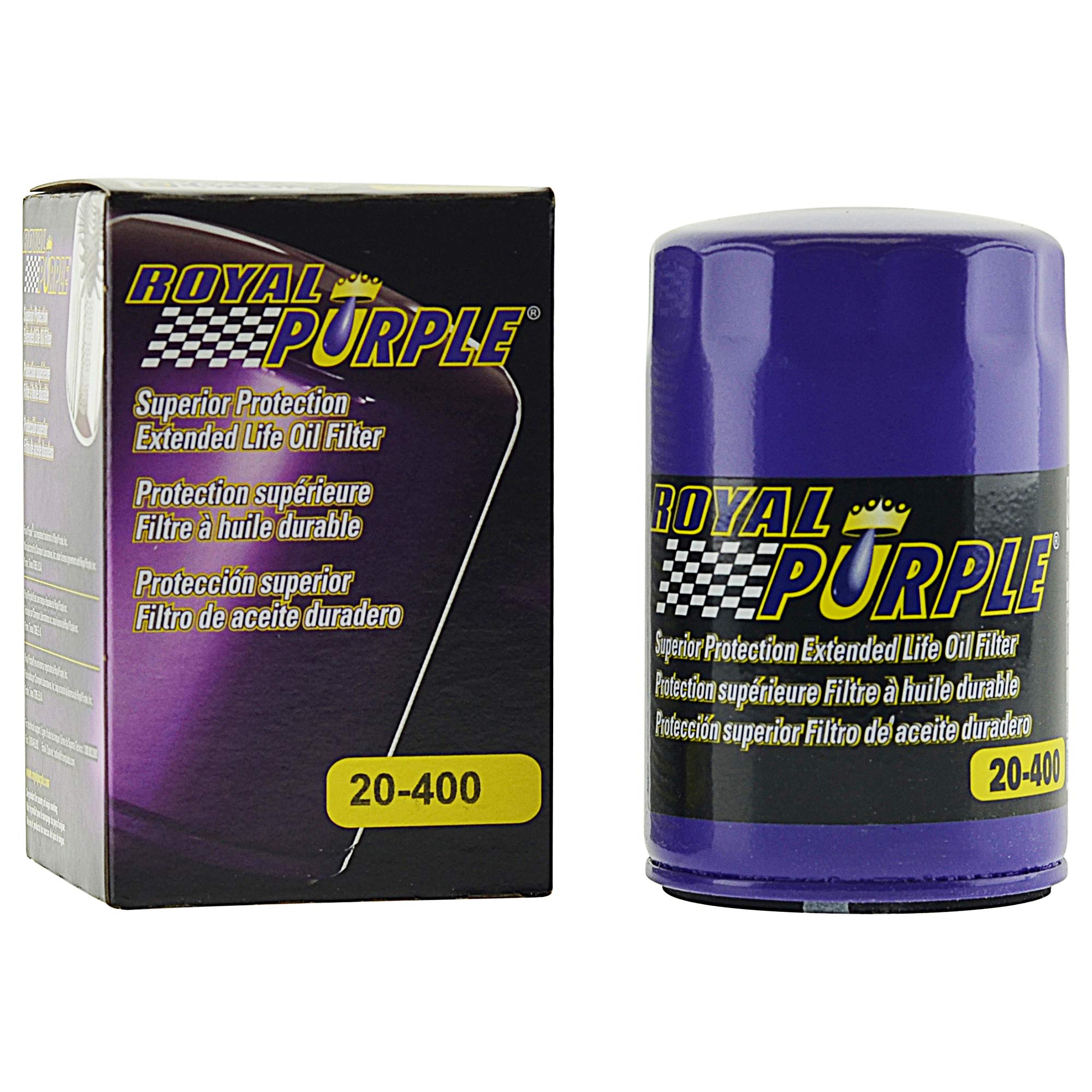 Royal Purple HMX® 5W-30 Synthetic High Mileage Motor Oil - 6 Quarts with 20-400 Extended Life Premium Oil Filter | Engine Protection for Older Vehicles, Trucks & SUVs