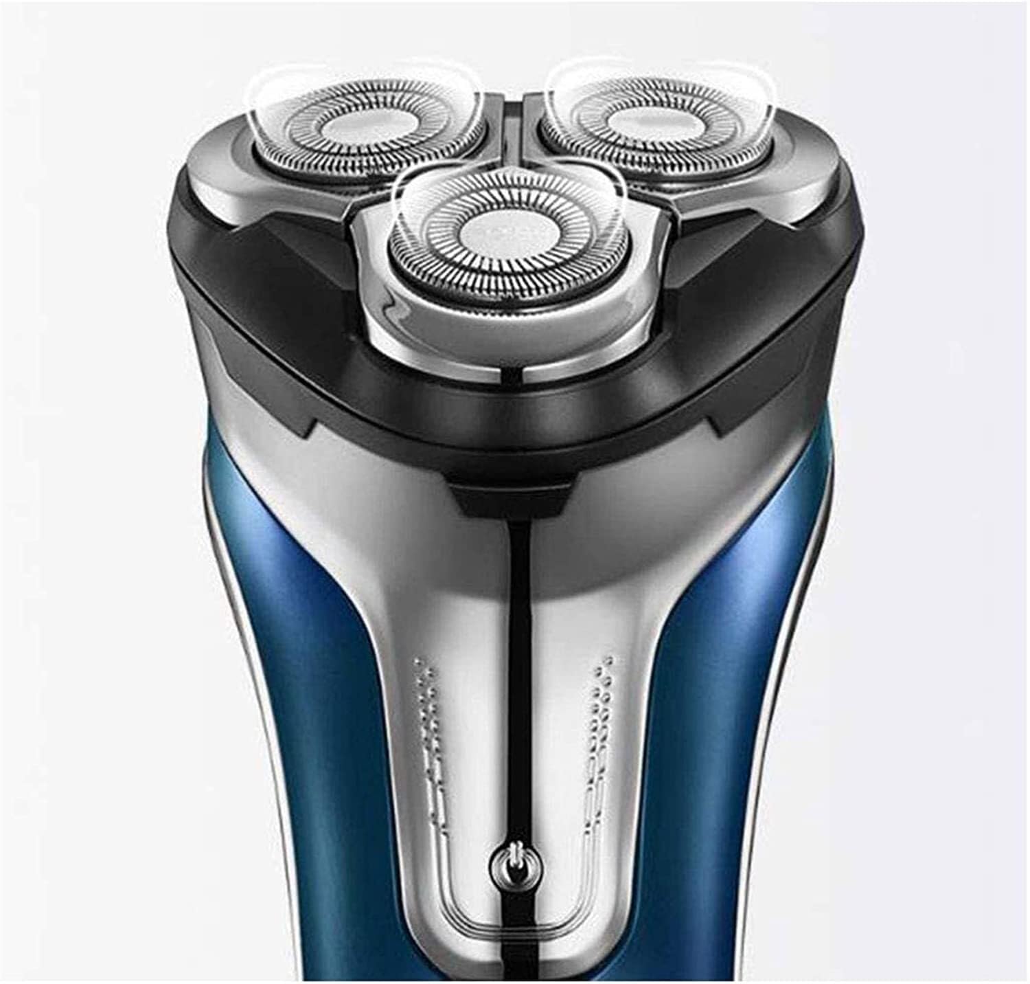 Rechargeable Electric Razor for Men - 100% Waterproof Wet & Dry Rotary Shaver with Pop-up Trimmer & LED Display - Perfect for Travel, Gym & Daily Shaving