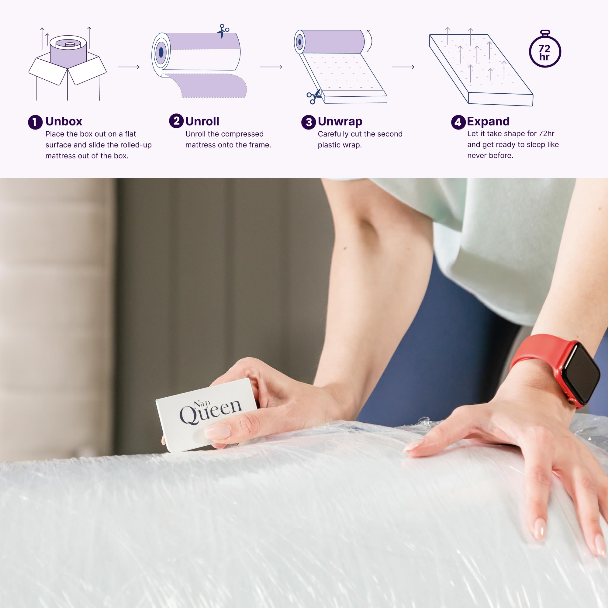 NapQueen 10 Inch Twin Cooling Gel Memory Foam Mattress - CertiPUR-US Certified, Medium Firm Support, Breathable Soft Cover - Perfect for Kids' Rooms, Guest Beds & Dorm Rooms - Mattress in a Box for Easy Setup
