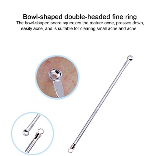 Professional Stainless Steel Acne Needle Kit - Double Head Blackhead & Blemish Remover Tool for Face Skin Care | Acne Treatment, Pore Cleansing, Beauty Essentials (Great for Home Spa & Skincare Routine)