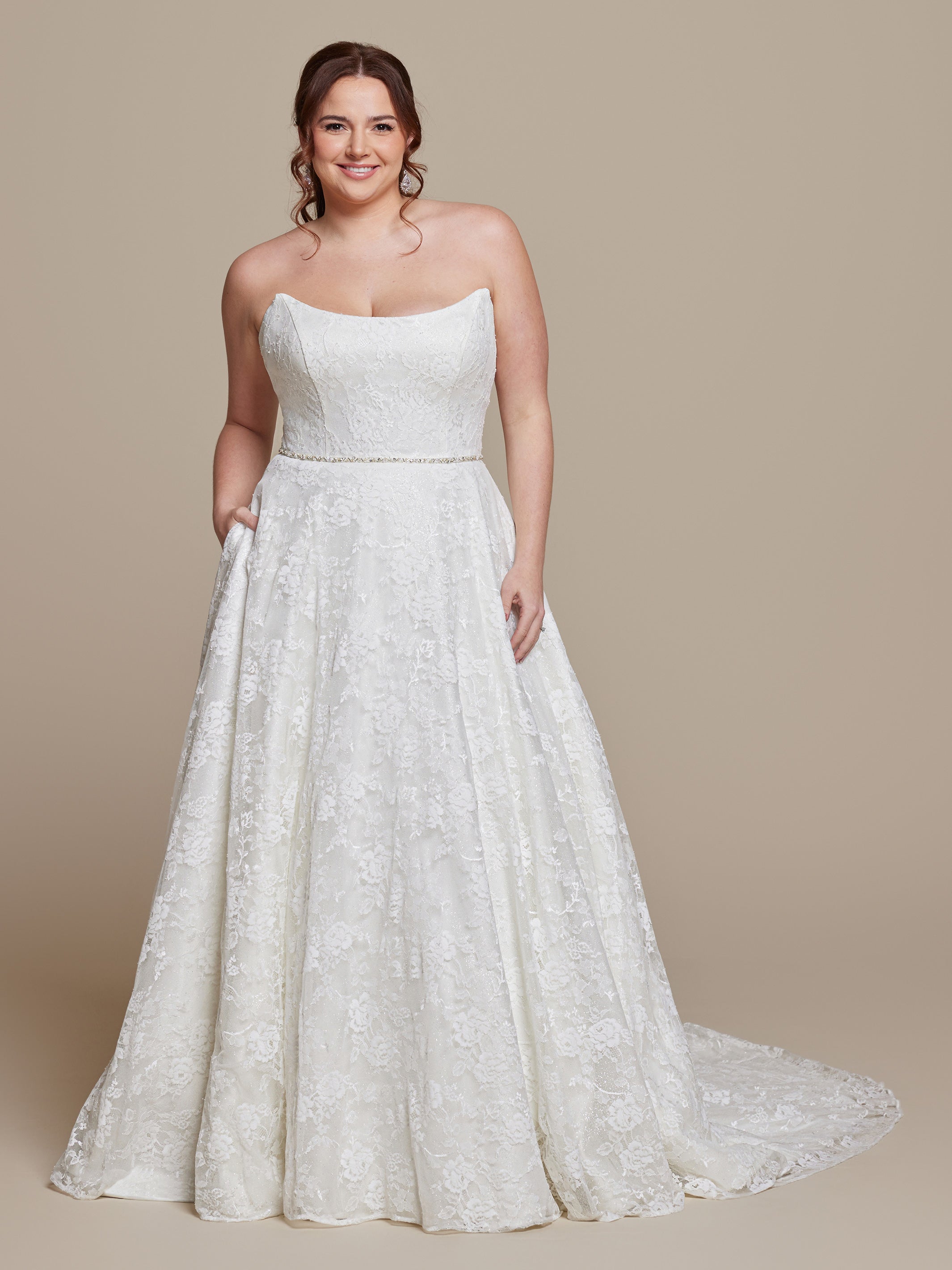 Freya Wedding Dress - Try at Home Before You Buy | Perfect for Bridal Showcases, Fittings & Virtual Shopping