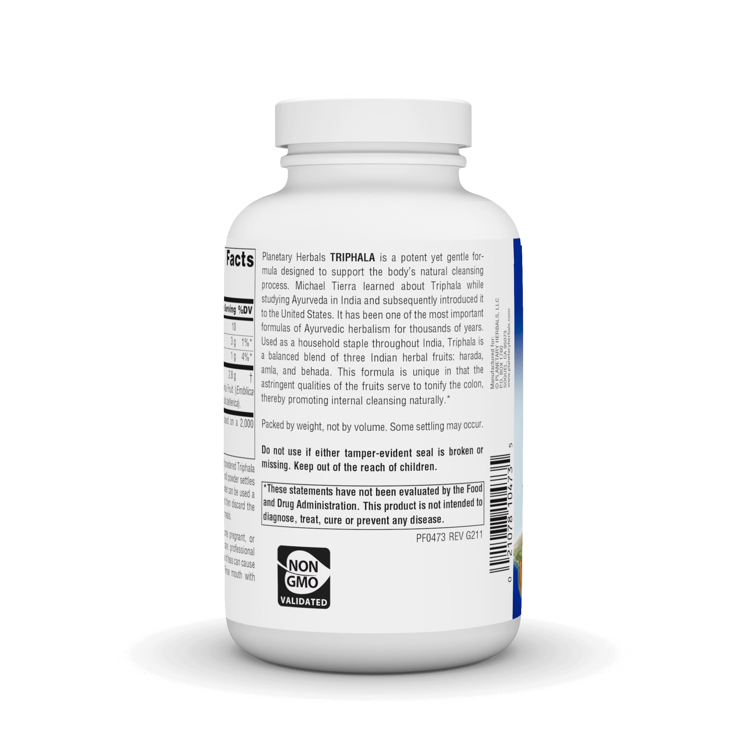 Planetary Herbals Triphala Internal Cleanser Powder - 6 oz | Ayurvedic Digestive Support & Detox | Perfect for Daily Wellness & Gut Health Routine