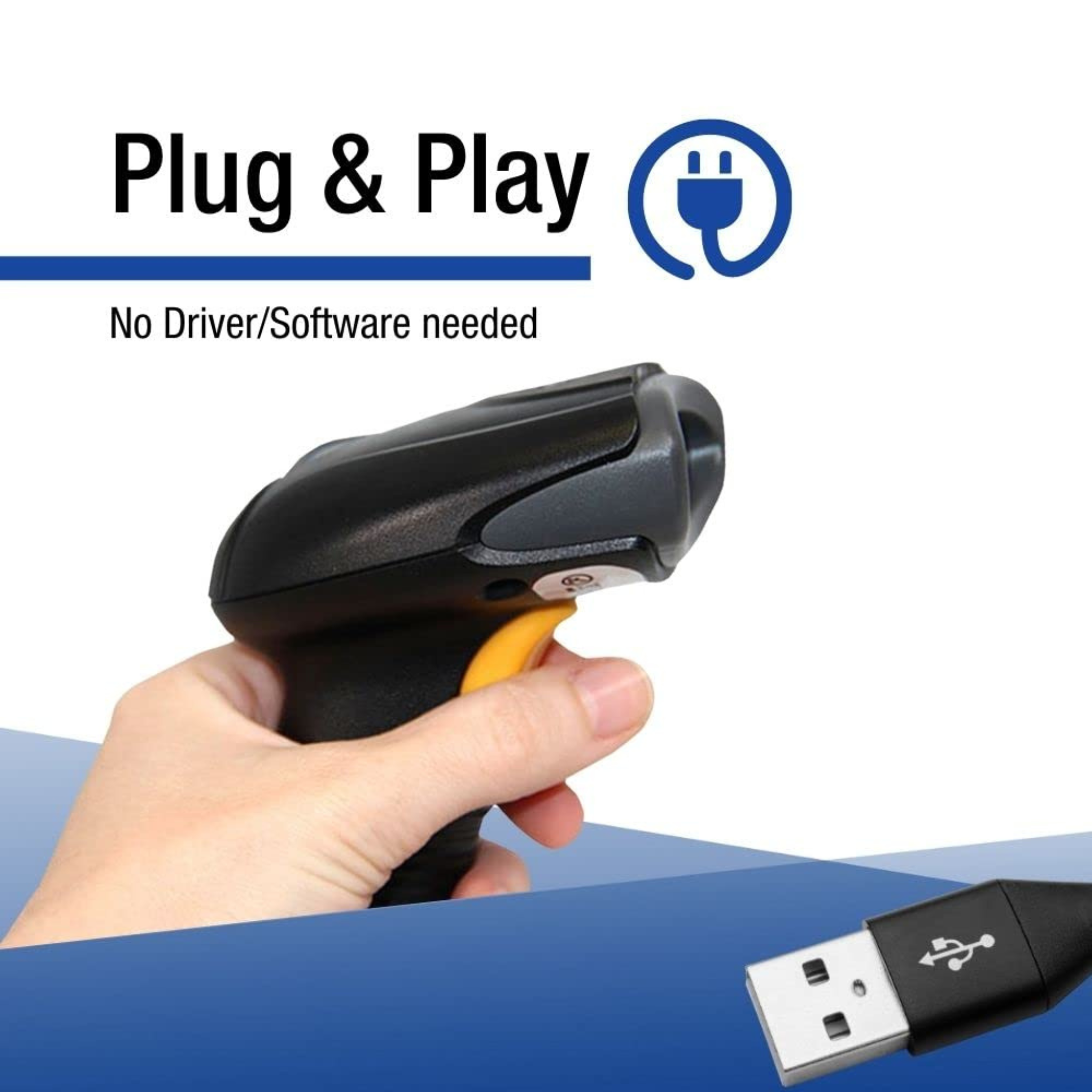 Star Micronics BSH 20U USB Wired Handheld Barcode Scanner - 1D/2D Barcode Reader for Retail, Warehouse & POS Systems | Compatible with mC-Print & mPOP | Ideal for Stores, Inventory Management & Checkout Counters