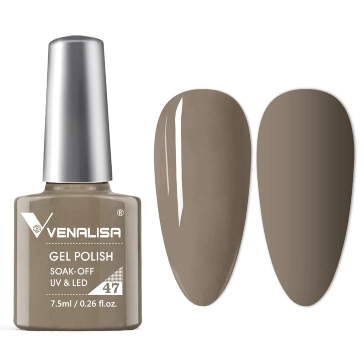 VENALISA #47 Gel Nail Polish 7.5ml - Soak Off UV LED Nail Gel for Manicure & Nail Art - Salon Quality Long Lasting Gel Polish - Requires UV/LED Light to Cure - Perfect for Home DIY Nails & Professional Salon Use