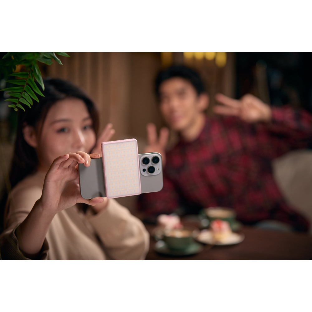 Godox Litemons MA5R RGB LED Light with Built-in Power Bank - Portable Photography Lighting for YouTube Videos, Live Streaming & Outdoor Shooting (White)
