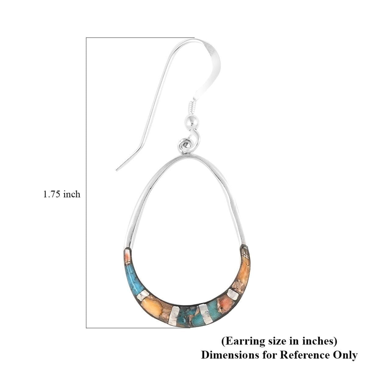 Santa Fe Style 925 Sterling Silver Turquoise Dangle Earrings for Women - Boho Western Jewelry, Birthday Gifts for Her - Perfect for Casual Wear, Festivals & Southwest Fashion