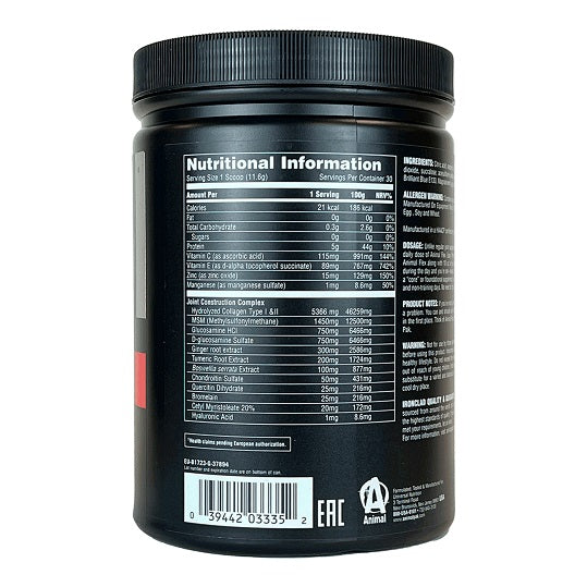 Animal Flex Joint Support Supplement 339g - Orange Flavor | Supports Mobility & Flexibility for Active Lifestyles, Workouts & Daily Activities