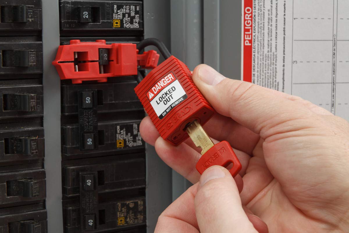 Brady SafeKey Lockout Padlock - 1.0