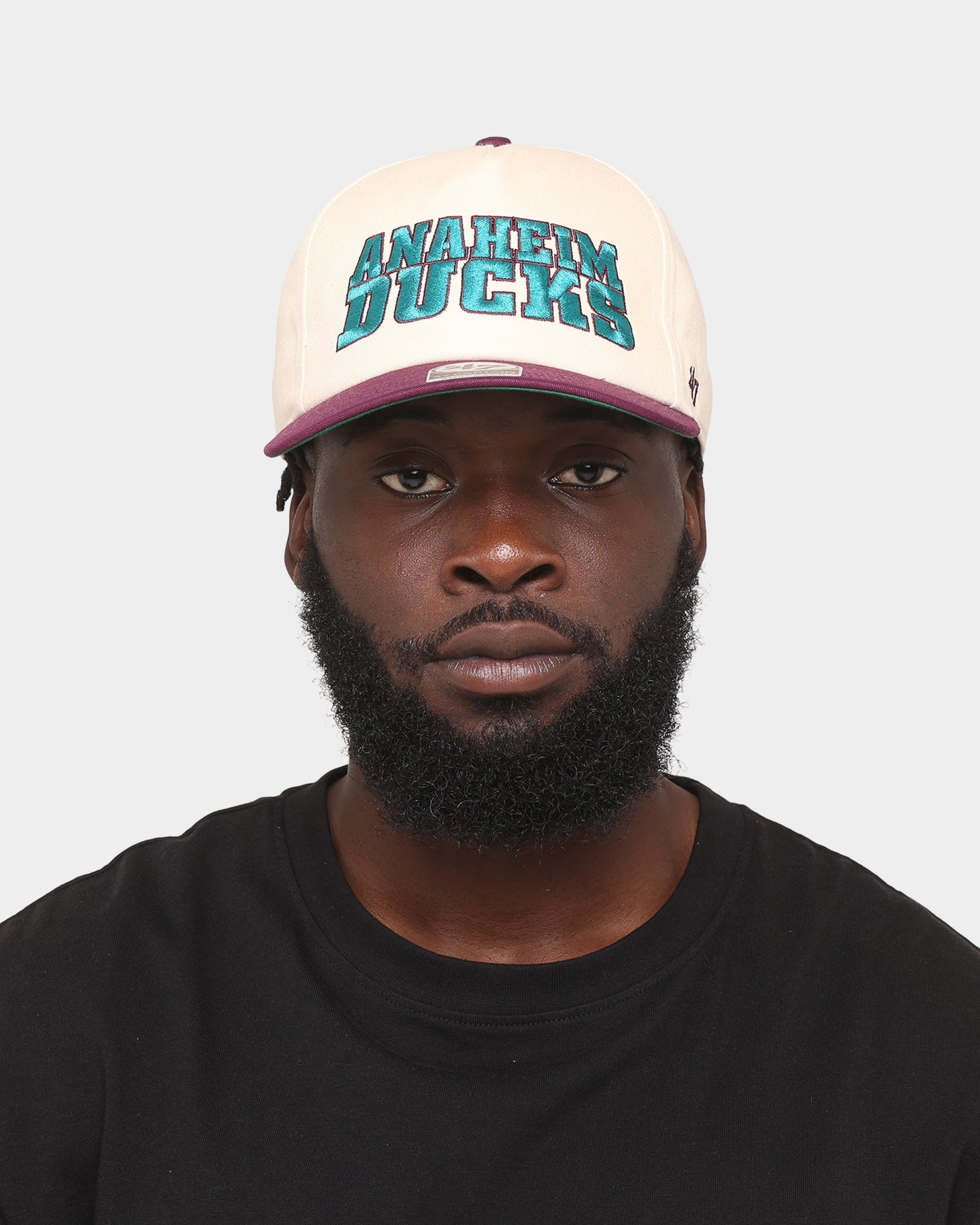 47 Brand Anaheim Ducks 'Ducks' Script Nantasket Captain Snapback Hat - Adjustable Baseball Cap for Men & Women - Perfect for Sports Fans, Casual Wear & Outdoor Activities