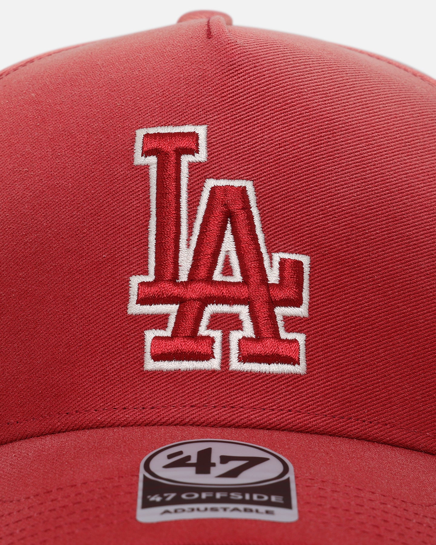 47 Brand Los Angeles Dodgers 'Sunbleach' 47 Offside Snapback Cayenne - Adjustable Baseball Cap for Men & Women - Perfect for Sports Games, Streetwear Fashion and Casual Outfits