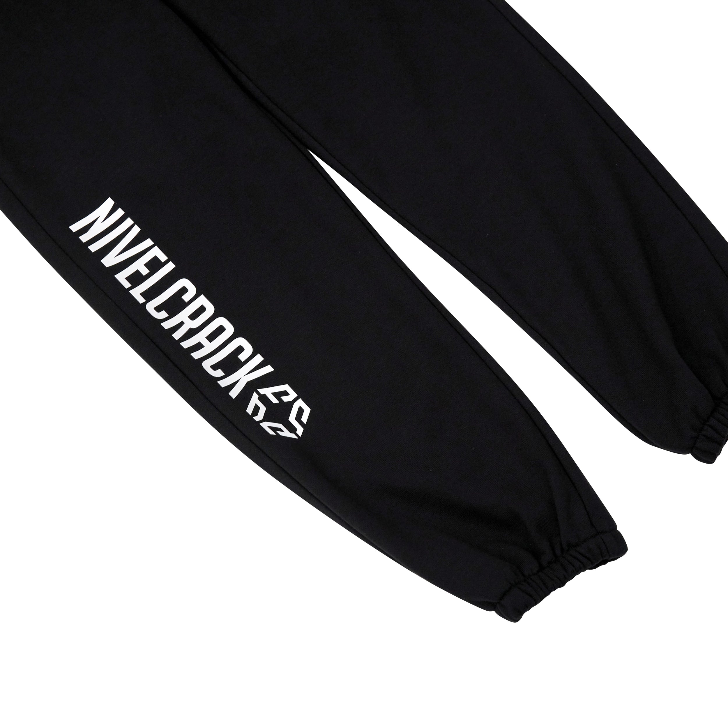 Nivelcrack OG Squad Sweatpants for Men - Black Joggers, Comfortable Lounge Pants for Gym, Running, Workout & Casual Wear