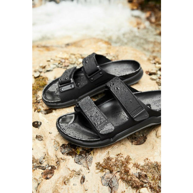 Birkenstock Men's Atacama Birko Flor Sandals in Futura Black - Comfortable & Durable Leather Footwear for Walking, Travel & Casual Wear