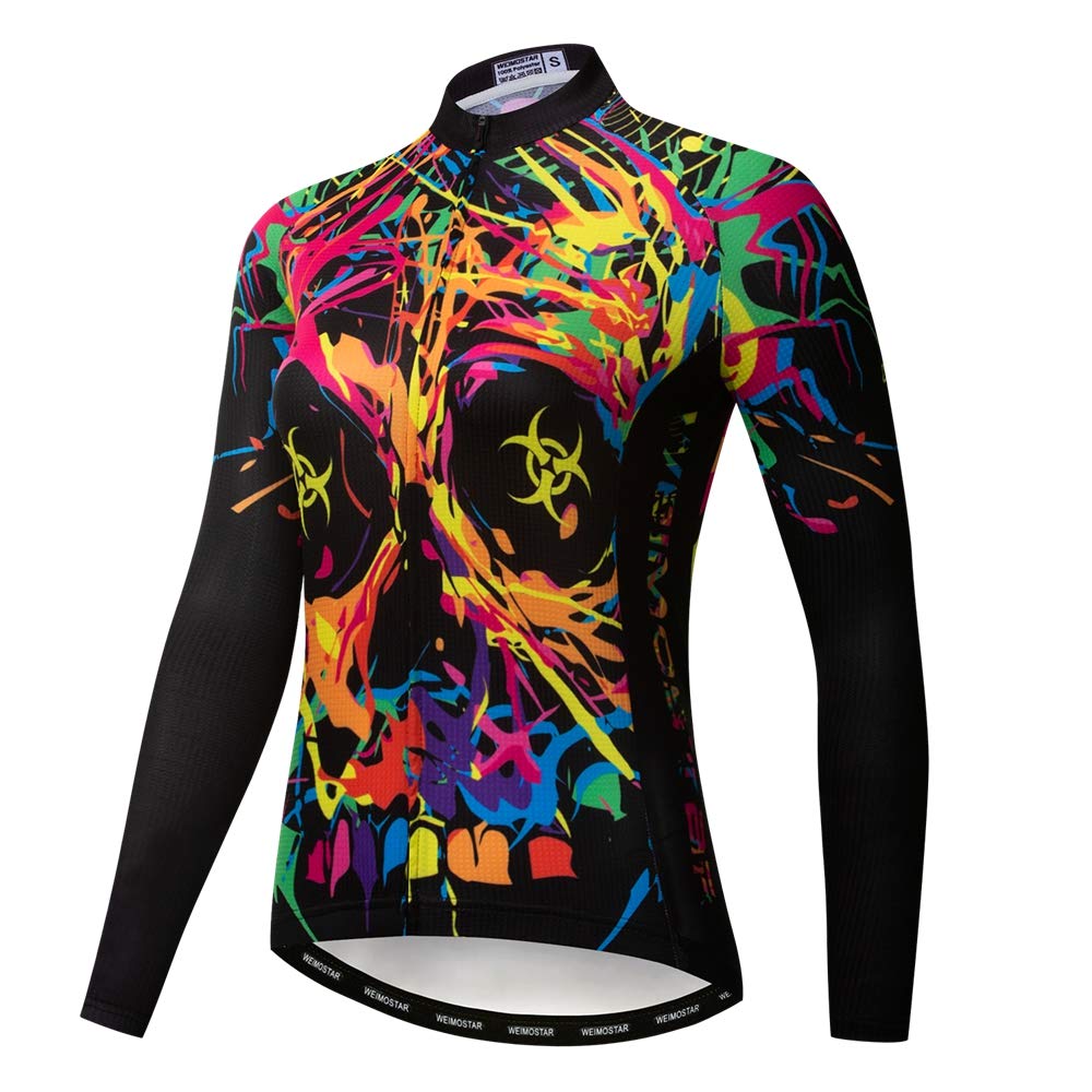 Women's Long Sleeve Cycling Jersey - Breathable MTB Shirt for Mountain Biking & Road Cycling - Comfortable Bicycle Clothing for Outdoor Sports & Fitness Training