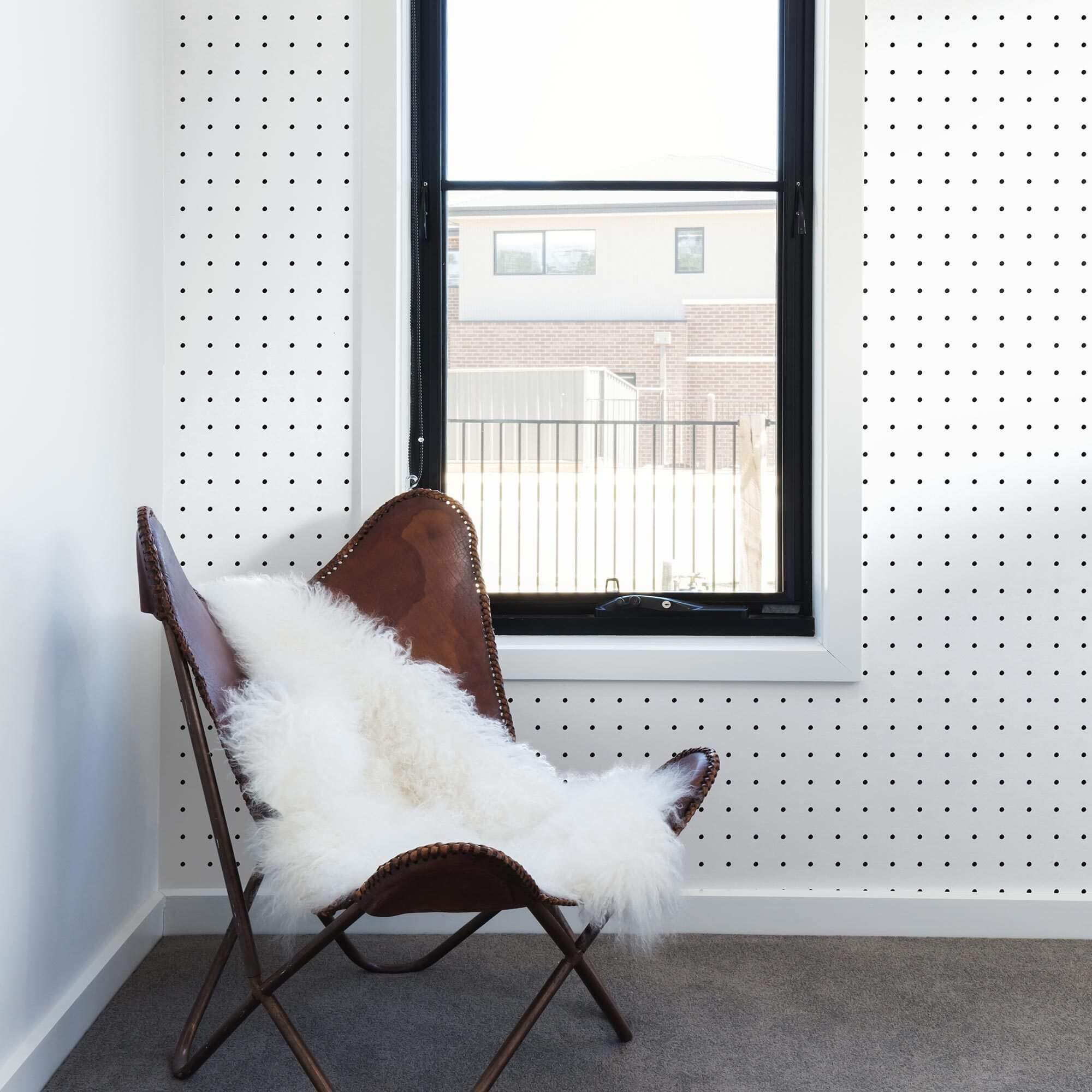 Black and White Geometric Peel and Stick Removable Wallpaper - Self-Adhesive Decorative Wall Covering for Living Room, Bedroom, Office & Home Decor