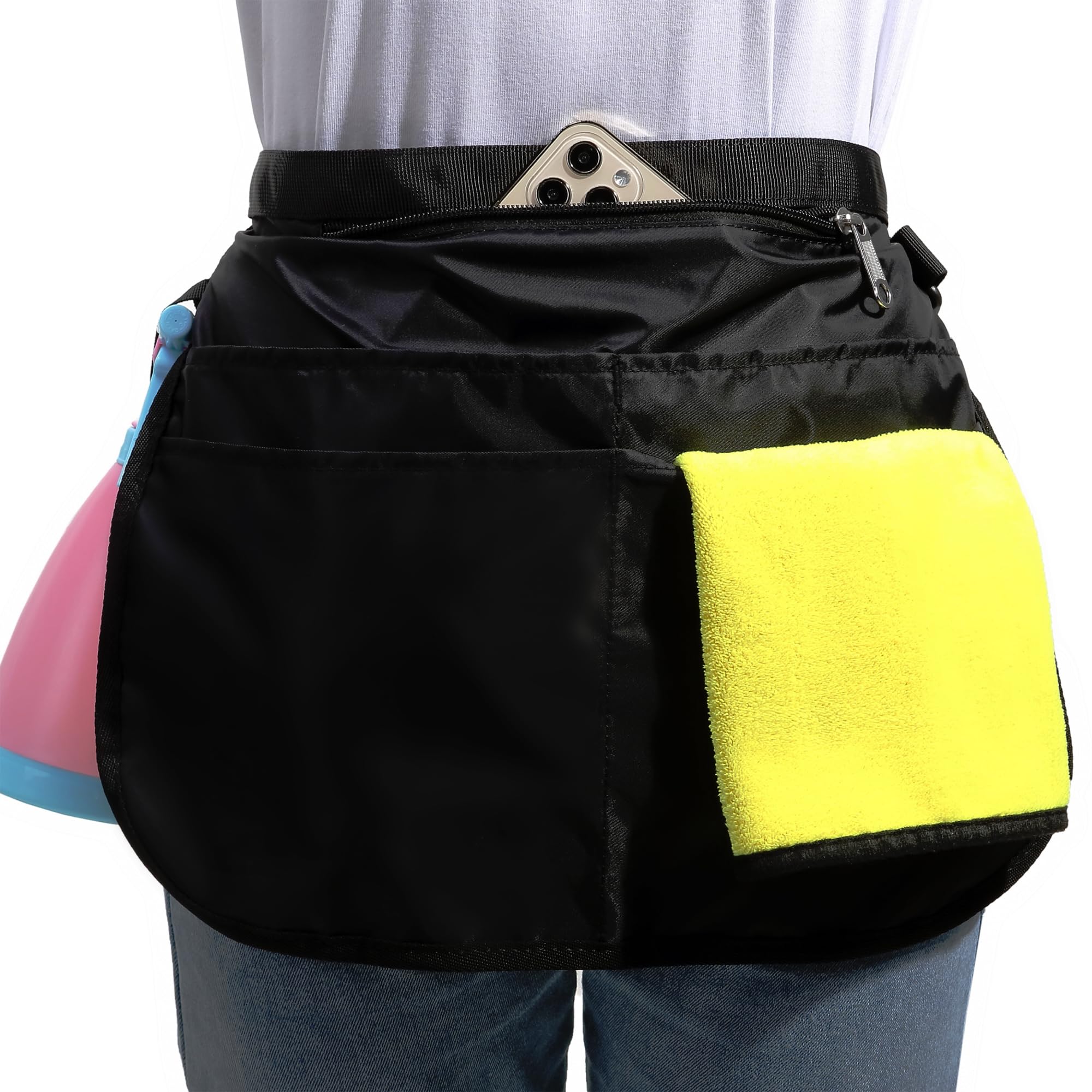 Waterproof Cleaning Caddy Apron for Women - 5 Pockets for Housekeepers & Home Cleaning