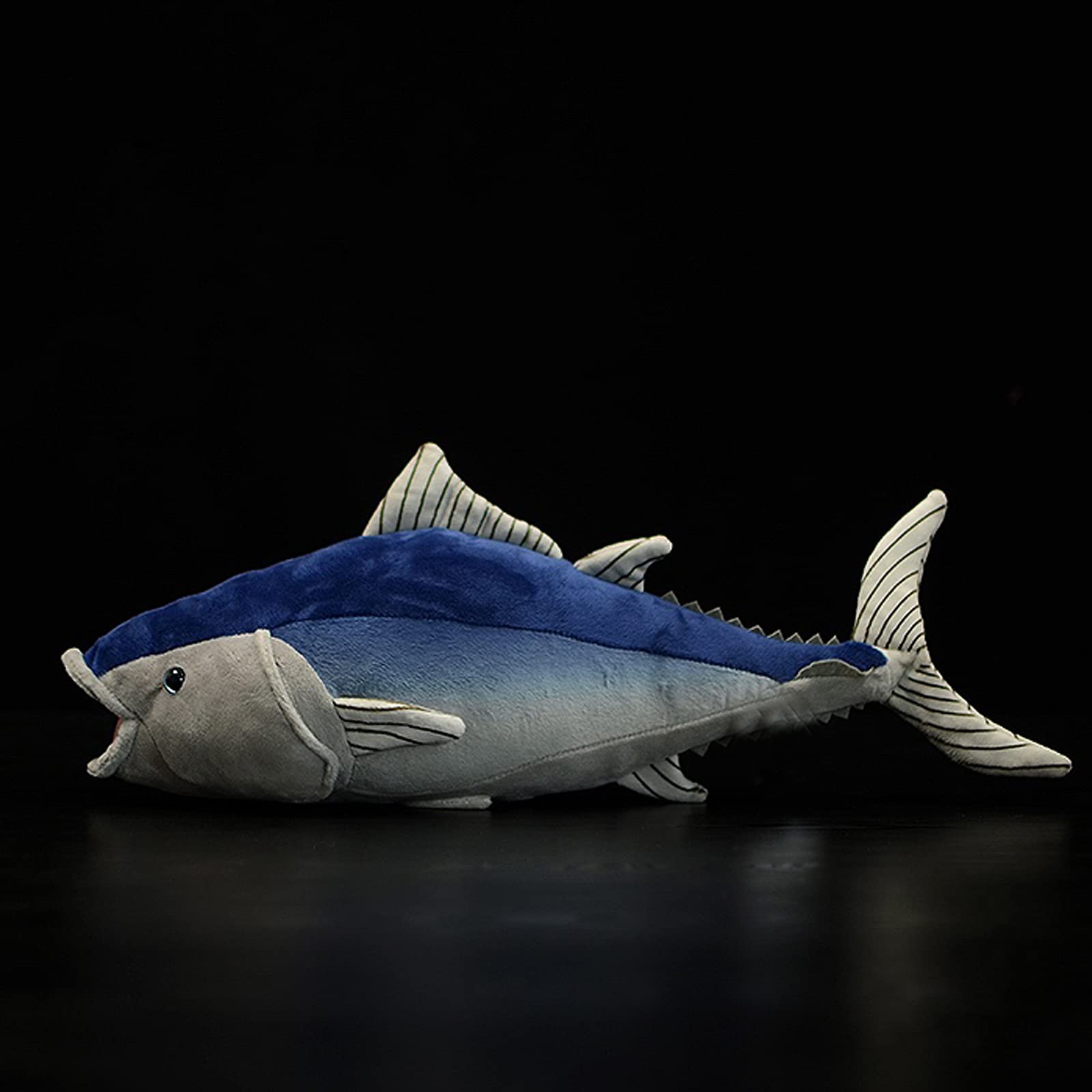 16inch Realistic Bluefin Tuna Stuffed Animal Plush Toy - Lifelike Ocean Fish Plushie, Ultra Soft Stuffed Doll for Kids, Perfect Gift for Children & Marine Life Enthusiasts | Great for Bedtime Cuddles, Ocean-Themed Decor, and Educational Play