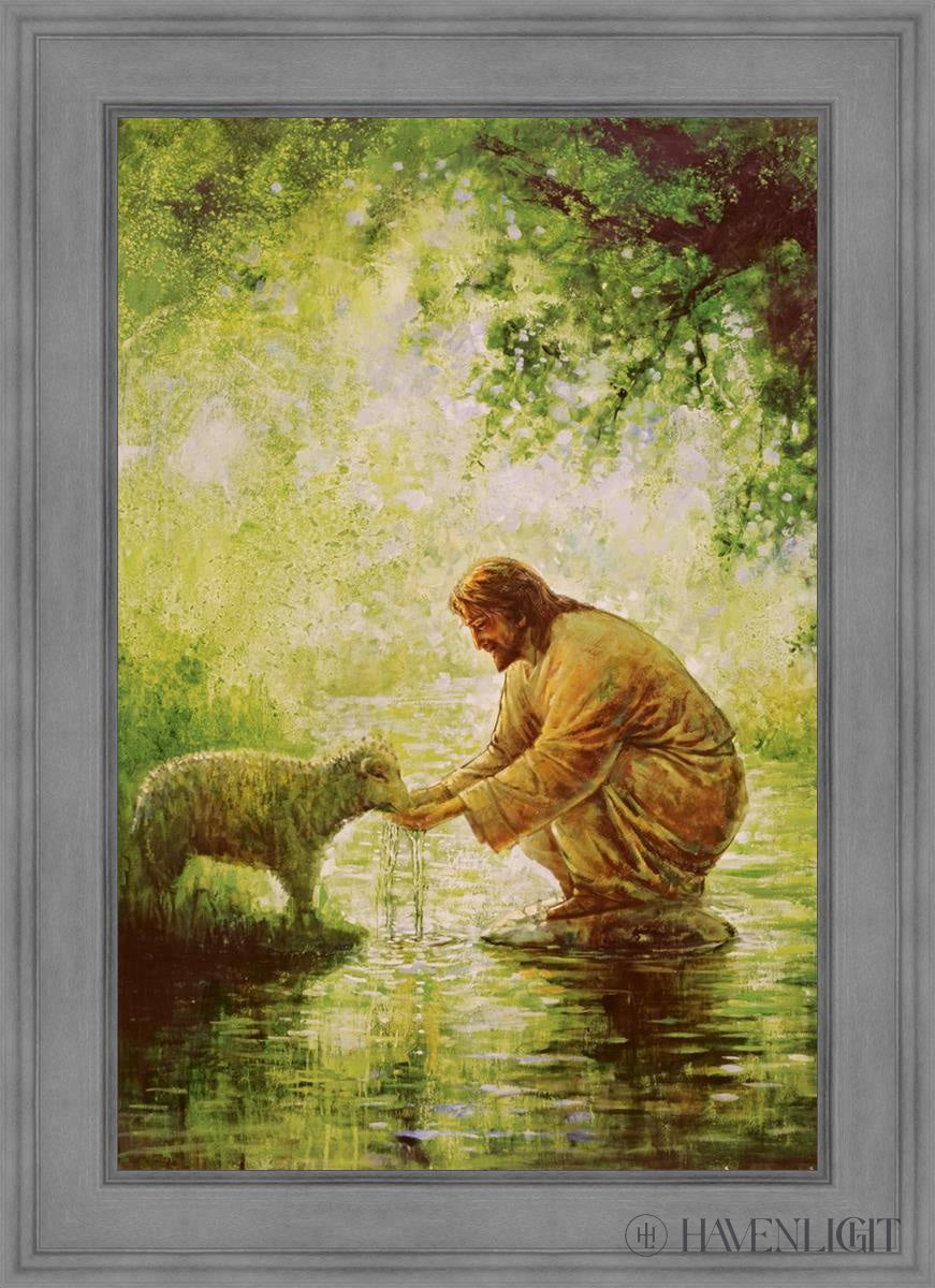 Gentle Shepherd by Yongsung Kim - Christian Wall Art & Home Decor for Living Room, Bedroom, or Church