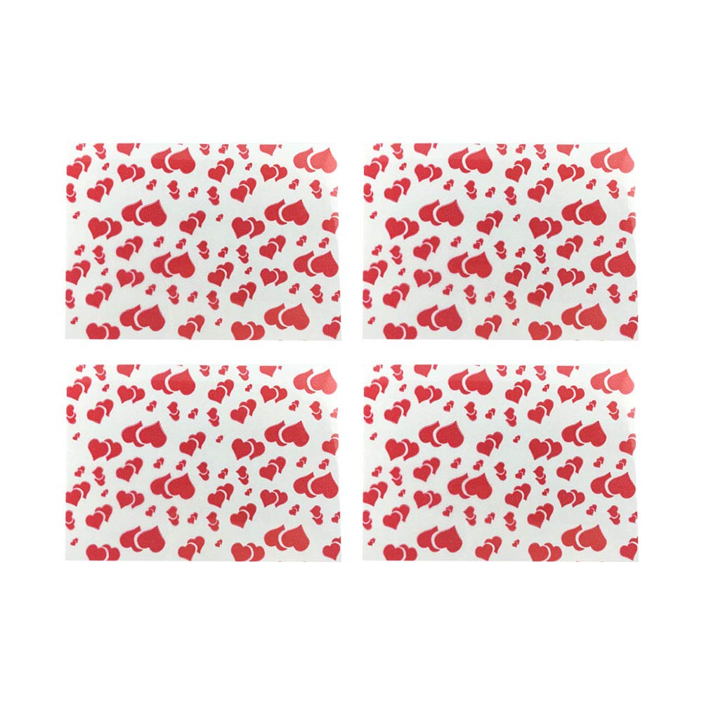 PRETYZOOM 500pcs Premium Sugar Packing Paper - Stylish Nougat Candy Wrapping Sheets for Valentine's Day, Weddings & Anniversaries (032 Pattern) - Perfect for Party Favors, Gift Packaging & Candy Display